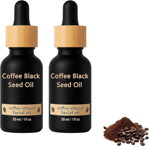 Skin Coffee Oil – Feuchtigkeitsspendende Gesichtsöl-Tropfen mit Kaffeegeschmack für alle Hauttypen. Mildert feine Linien und Fältchen. Für alle Hauttypen geeignet. von QFFYFZAL