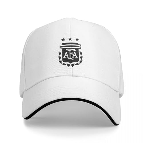 Basecap ARGENTINIEN Team Three Stars AFA Champions SCHWARZ Baseball Cap Caps Trucker Hüte Mode Herren Caps Damen Geschenk von QFLLQLFF
