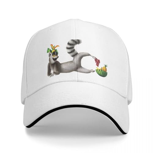 Basecap King Julien Kappe Baseball Kappe Trucker Hut Trucker hüte Männlichen Kappe Frauen von QFLLQLFF