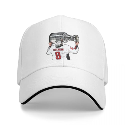QFLLQLFF Basecap Alex Ovechkin Baseball Cap Hat Man The Sun Icon Caps Golf Hat Damen Herren Geschenk von QFLLQLFF