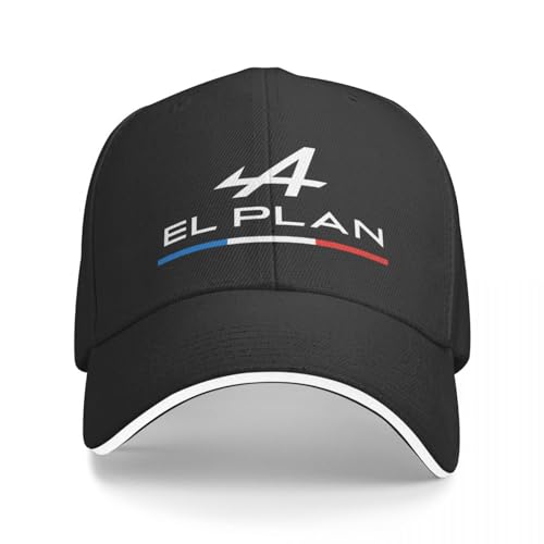 QFLLQLFF Basecap Alpine F1 EL Plan Black F1 2022 Cap Baseball Cap Baseball Cap für Herren Damen Geschenk von QFLLQLFF