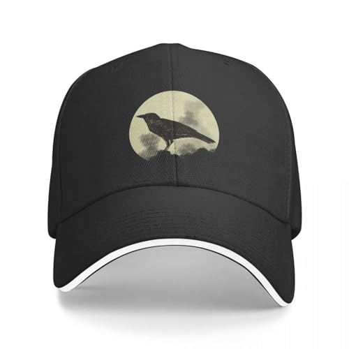 QFLLQLFF Basecap Crow Cap Baseball Cap Strand Hut Baseball Kappe Hut Mann Luxus Männer Hut Frauen von QFLLQLFF