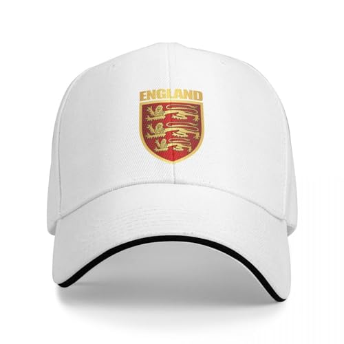 QFLLQLFF Basecap England Royal Arms Baseball Cap Anime Hut Hüte Hüte Frauen Männer Geschenk von QFLLQLFF