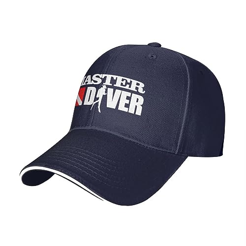 QFLLQLFF Basecap Master Diver Baseball Cap Pferd Hut Luxus Cap Gentleman Hut Damen Hüte Männer Geschenk von QFLLQLFF