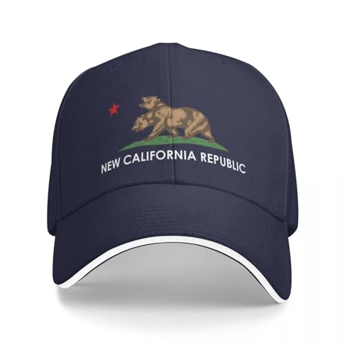 QFLLQLFF Basecap New California Republic NCR Fallout Fan Art Cap Baseball Cap Luxus Mütze Pelzmütze Snapback Cap Damen Strandvisier Herren von QFLLQLFF