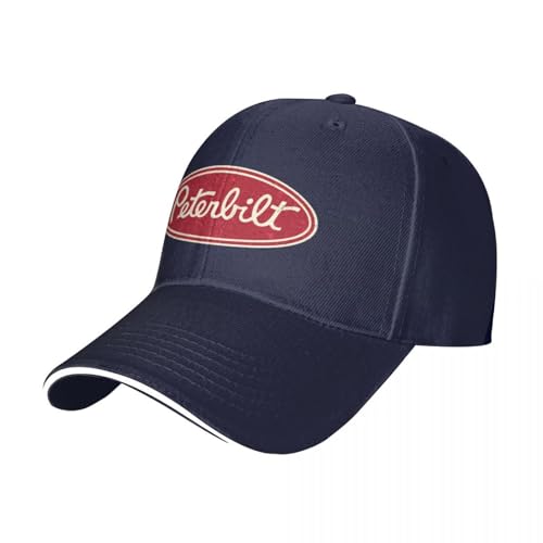 QFLLQLFF Basecap Peterbilt Truck Racing VintageCap Baseball Cap Neue Mütze Mütze Damen Herren Geschenk von QFLLQLFF