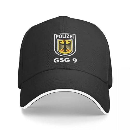 QFLLQLFF Basecap Polizei GSG 9 BundespolizeiCap Baseball Cap Hut Mann die Sonne Sport Caps Rave Damen Golfbekleidung Herren von QFLLQLFF