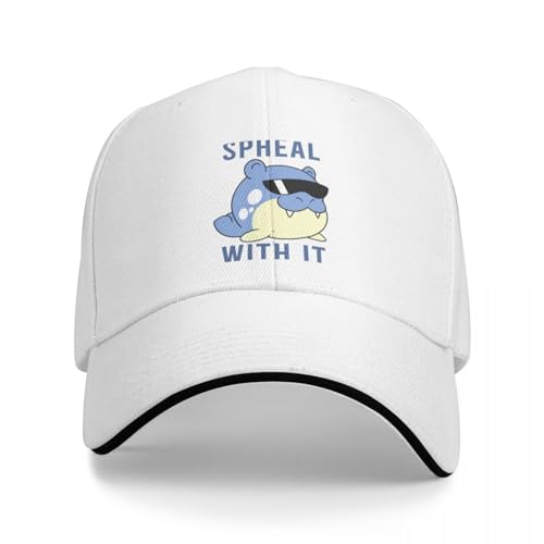 QFLLQLFF Basecap Spheal with It Baseball Cap Caps Golf Golf Hut Herren Damen Geschenk von QFLLQLFF