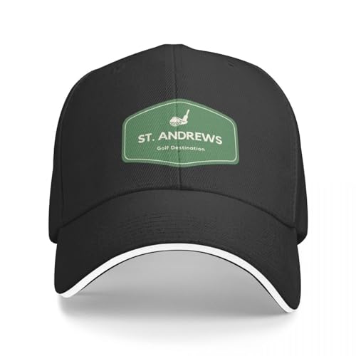 QFLLQLFF Basecap St Andrews in Schottland Golf Old Course Reiseziel Logo Baseball Cap süßer Mann Caps Golf Hut Damen Herren Geschenk QFLLQLFF Basecap St Andrews in Schottland Golf Old Course Reiseziel Logo Baseball Cap süßer Mann Caps Golf Hut Damen Herren Geschenk von QFLLQLFF