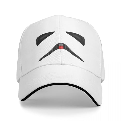 QFLLQLFF Basecap Stormtrooper Augen Baseball Cap Bobble Hat Wild Ball Hat Herren Caps Damen Geschenk von QFLLQLFF