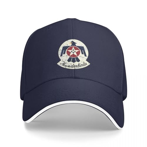 QFLLQLFF Basecap Thunderbird 16 Air Demonstration Team USAAF Baseball Cap Streetwear Papa Hut Sonnenhut Männer Golf Wear Damen Geschenk von QFLLQLFF