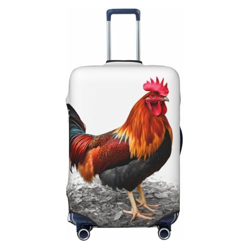 Gepäckhülle für Weinglas im Sonnenuntergang, kratzfest, elastisch, passend für Koffer von 45,7 - 81,3 cm, Huhn Hahn, XL Gepäckhülle für Weinglas im Sonnenuntergang, kratzfest, elastisch, passend für Koffer von 45,7 - 81,3 cm, Huhn Hahn, XL von QGGHNISD