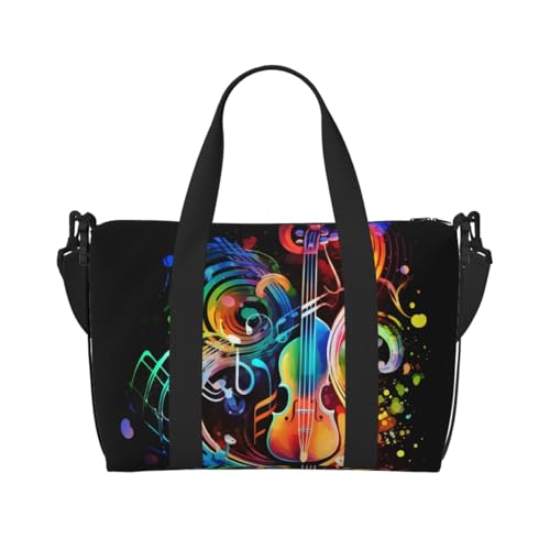 Lovely Panda bedruckte Crossbody-Tasche – wasserabweisende Handgepäck-Handtasche, große Kapazität, Turnbeutel, Bunte Musik, Einheitsgröße Lovely Panda bedruckte Crossbody-Tasche – wasserabweisende Handgepäck-Handtasche, große Kapazität, Turnbeutel, Bunte Musik, Einheitsgröße von QGGHNISD