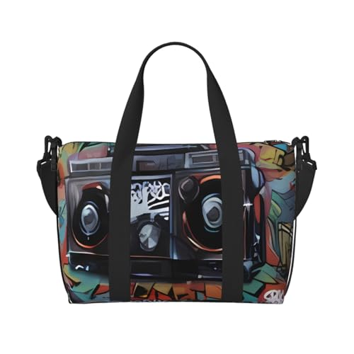 Night London Tower Bridge Crossbody Reisetasche – Wasserabweisende Handgepäck-Handtasche, große Kapazität Turnbeutel, Graffiti Hip Hop, Einheitsgröße Night London Tower Bridge Crossbody Reisetasche – Wasserabweisende Handgepäck-Handtasche, große Kapazität Turnbeutel, Graffiti Hip Hop, Einheitsgröße von QGGHNISD