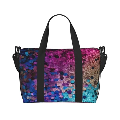 QGGHNISD Umhängetasche in Roségold, Rosa, wasserabweisend, Handgepäck-Handtasche, große Kapazität, Turnbeutel, Glitzer-Pailletten., Einheitsgröße QGGHNISD Umhängetasche in Roségold, Rosa, wasserabweisend, Handgepäck-Handtasche, große Kapazität, Turnbeutel, Glitzer-Pailletten., Einheitsgröße von QGGHNISD