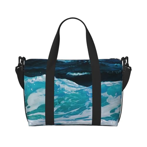 Sunflower Butterfly Sunny Crossbody Reisetasche – Wasserabweisende Handgepäck-Handtasche, große Kapazität Turnbeutel, Ocean Beach, Einheitsgröße Sunflower Butterfly Sunny Crossbody Reisetasche – Wasserabweisende Handgepäck-Handtasche, große Kapazität Turnbeutel, Ocean Beach, Einheitsgröße von QGGHNISD