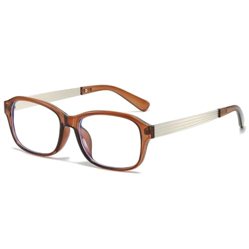 QGGNMGT Retro Damen Sonnenbrillen Shades Uv400 (Braun klar) von QGGNMGT