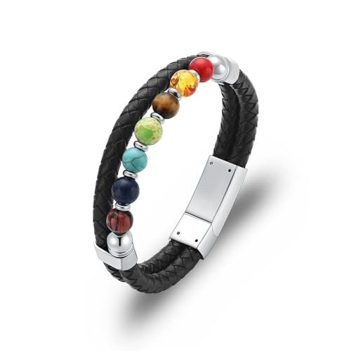 QGJNSGC Urnen Armband für Asche echtes Leder Gedenk-Asche Einäscherungsschmuck Lavastein Urnenarmband für Asche Onyx Perlen Beerdigung Gedenkarmband für Frauen Männer QGJNSGC Urnen Armband für Asche echtes Leder Gedenk-Asche Einäscherungsschmuck Lavastein Urnenarmband für Asche Onyx Perlen Beerdigung Gedenkarmband für Frauen Männer von QGJNSGC