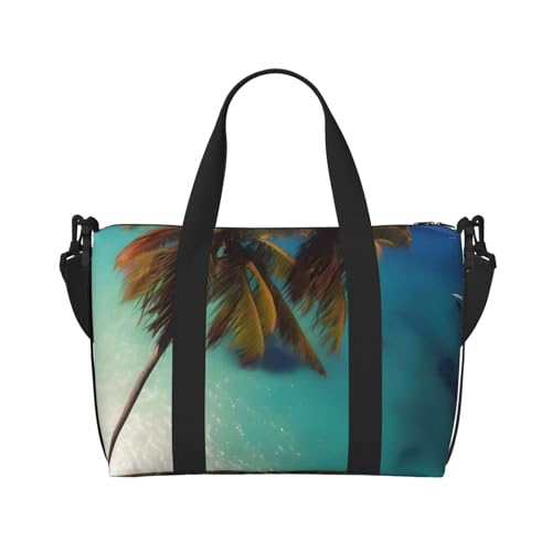 Beach Coconut Sunshine Handreisetasche für Männer und Frauen Langlebiges Material und stilvolles Design, geeignet für Geschäfts- und Freizeitreisen Beach Coconut Sunshine Handreisetasche für Männer und Frauen Langlebiges Material und stilvolles Design, geeignet für Geschäfts- und Freizeitreisen von QGQHS