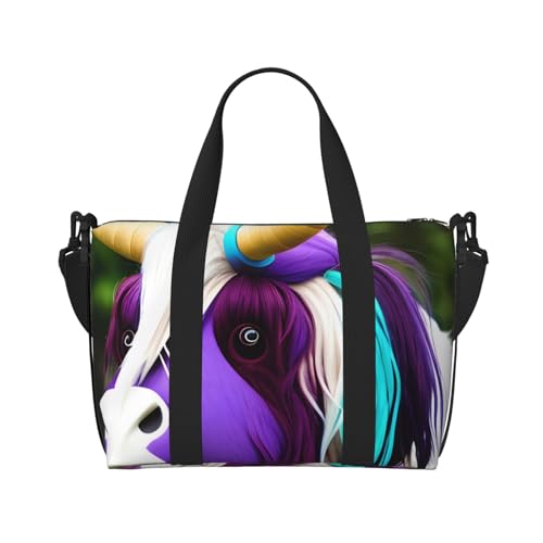 Bunte Kuhkopf-Handreisetasche Für Männer und Frauen Langlebiges Material und stilvolles Design, geeignet für Geschäfts- und Freizeitreisen. Bunte Kuhkopf-Handreisetasche Für Männer und Frauen Langlebiges Material und stilvolles Design, geeignet für Geschäfts- und Freizeitreisen. von QGQHS