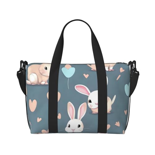 Cartoon Cute Bunny Handreisetasche für Männer und Frauen Langlebiges Material und stilvolles Design, geeignet für Geschäfts- und Freizeitreisen. Cartoon Cute Bunny Handreisetasche für Männer und Frauen Langlebiges Material und stilvolles Design, geeignet für Geschäfts- und Freizeitreisen. von QGQHS