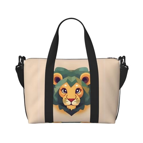 Cartoon Lion Handreisetasche für Männer und Frauen Langlebiges Material und stilvolles Design, geeignet für Geschäfts- und Freizeitreisen. Cartoon Lion Handreisetasche für Männer und Frauen Langlebiges Material und stilvolles Design, geeignet für Geschäfts- und Freizeitreisen. von QGQHS