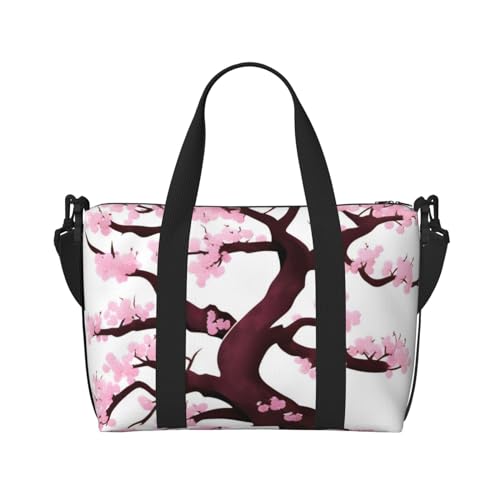 Cherry Blossoms Tree Handreisetasche für Männer und Frauen Langlebiges Material und stilvolles Design, geeignet für Geschäfts- und Freizeitreisen Cherry Blossoms Tree Handreisetasche für Männer und Frauen Langlebiges Material und stilvolles Design, geeignet für Geschäfts- und Freizeitreisen von QGQHS