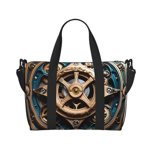 Coole Steampunk Gears Handreisetasche für Männer und Frauen Langlebiges Material und stilvolles Design, geeignet für Geschäfts- und Freizeitreisen. Coole Steampunk Gears Handreisetasche für Männer und Frauen Langlebiges Material und stilvolles Design, geeignet für Geschäfts- und Freizeitreisen. von QGQHS