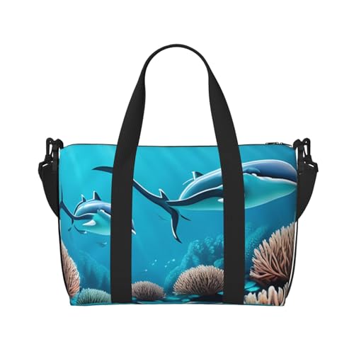 Deep Sea Whales Handreisetasche für Männer und Frauen Langlebiges Material und stilvolles Design, geeignet für Geschäfts- und Freizeitreisen. Deep Sea Whales Handreisetasche für Männer und Frauen Langlebiges Material und stilvolles Design, geeignet für Geschäfts- und Freizeitreisen. von QGQHS
