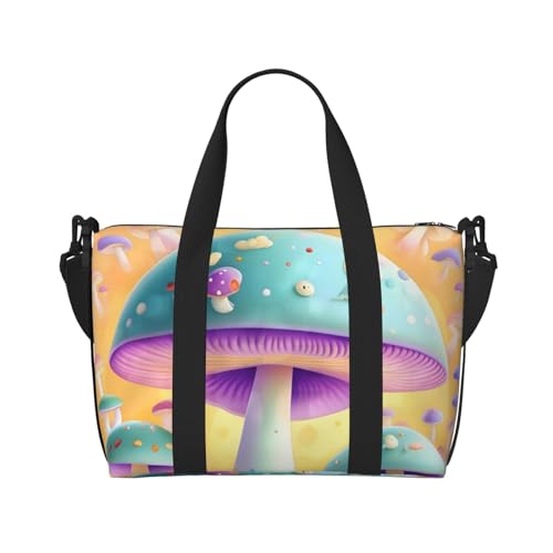 Fantasy Pilz-Handreisetasche für Damen und Herren, strapazierfähiges Material und stilvolles Design, geeignet für Geschäfts- und Freizeitreisen. Fantasy Pilz-Handreisetasche für Damen und Herren, strapazierfähiges Material und stilvolles Design, geeignet für Geschäfts- und Freizeitreisen. von QGQHS
