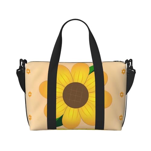Goldene Sonnenblume Handreisetasche für Männer und Frauen Langlebiges Material und stilvolles Design, geeignet für Geschäfts- und Freizeitreisen. Goldene Sonnenblume Handreisetasche für Männer und Frauen Langlebiges Material und stilvolles Design, geeignet für Geschäfts- und Freizeitreisen. von QGQHS