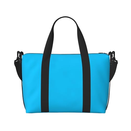 Handreisetasche, einfarbig, hellblau, für Damen und Herren, strapazierfähiges Material und stilvolles Design, geeignet für Geschäfts- und Freizeitreisen. Handreisetasche, einfarbig, hellblau, für Damen und Herren, strapazierfähiges Material und stilvolles Design, geeignet für Geschäfts- und Freizeitreisen. von QGQHS