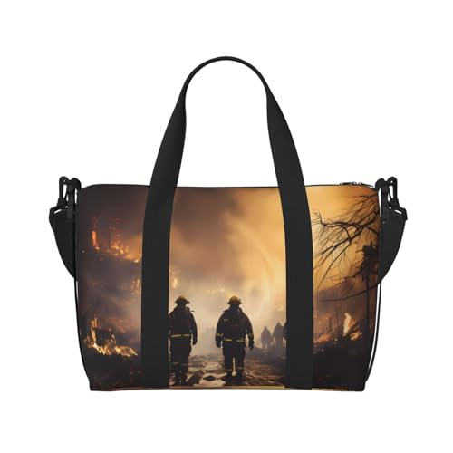 Handreisetasche Feuerwehr Feuerwehr Handreisetasche für Männer und Frauen Langlebiges Material und stilvolles Design, geeignet für Geschäfts- und Freizeitreisen Handreisetasche Feuerwehr Feuerwehr Handreisetasche für Männer und Frauen Langlebiges Material und stilvolles Design, geeignet für Geschäfts- und Freizeitreisen von QGQHS