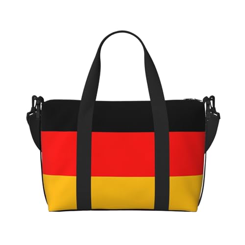 Handreisetasche mit Deutschlandflagge, für Damen und Herren, strapazierfähiges Material und stilvolles Design, geeignet für Geschäfts- und Freizeitreisen. Handreisetasche mit Deutschlandflagge, für Damen und Herren, strapazierfähiges Material und stilvolles Design, geeignet für Geschäfts- und Freizeitreisen. von QGQHS