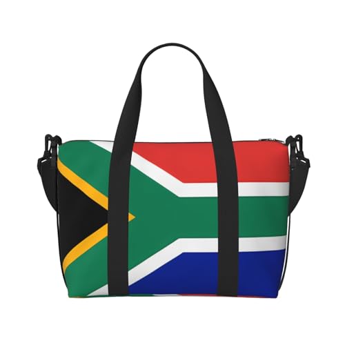 Handreisetasche mit Südafrika-Flagge, für Damen und Herren, strapazierfähiges Material und stilvolles Design, geeignet für Geschäfts- und Freizeitreisen. Handreisetasche mit Südafrika-Flagge, für Damen und Herren, strapazierfähiges Material und stilvolles Design, geeignet für Geschäfts- und Freizeitreisen. von QGQHS