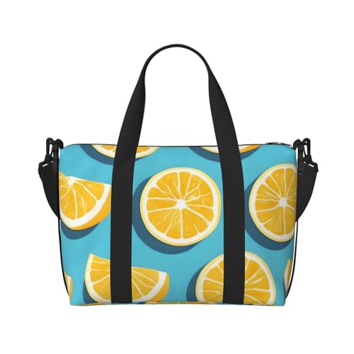 Lemon Wedges Handreisetasche für Männer und Frauen Langlebiges Material und stilvolles Design, geeignet für Geschäfts- und Freizeitreisen. Lemon Wedges Handreisetasche für Männer und Frauen Langlebiges Material und stilvolles Design, geeignet für Geschäfts- und Freizeitreisen. von QGQHS