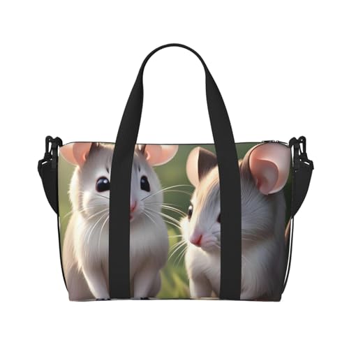 Mouse In Love Handreisetasche Für Damen und Herren Langlebiges Material und stilvolles Design, geeignet für Geschäfts- und Freizeitreisen. Mouse In Love Handreisetasche Für Damen und Herren Langlebiges Material und stilvolles Design, geeignet für Geschäfts- und Freizeitreisen. von QGQHS