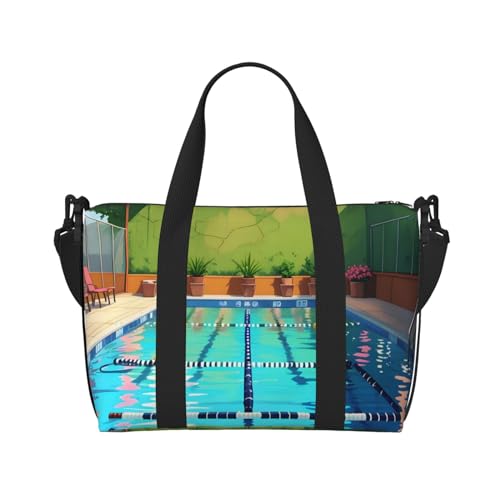 QGQHS Flamingo- und Schwimmbad-Handreisetasche für Männer und Frauen, strapazierfähiges Material und stilvolles Design, geeignet für Geschäfts- und Freizeitreisen. QGQHS Flamingo- und Schwimmbad-Handreisetasche für Männer und Frauen, strapazierfähiges Material und stilvolles Design, geeignet für Geschäfts- und Freizeitreisen. von QGQHS