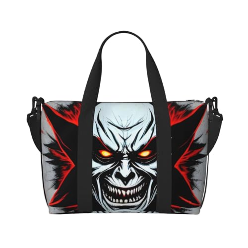 Red And Black Evil Ghost Hand Travel Bag For Men And Women.Durable Material And Stylish Design, Suitable For Business And Leisure Travel. Red And Black Evil Ghost Hand Travel Bag For Men And Women.Durable Material And Stylish Design, Suitable For Business And Leisure Travel. von QGQHS