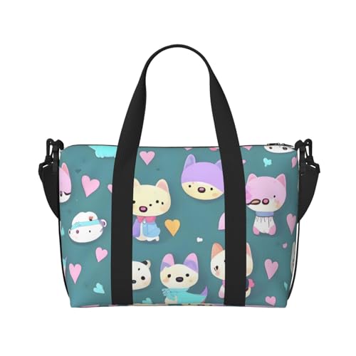 Süße kleine Fuchs-Handreisetasche für Männer und Frauen, strapazierfähiges Material und stilvolles Design, geeignet für Geschäfts- und Freizeitreisen. Süße kleine Fuchs-Handreisetasche für Männer und Frauen, strapazierfähiges Material und stilvolles Design, geeignet für Geschäfts- und Freizeitreisen. von QGQHS