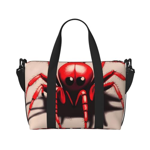 Süße kleine rote Spinne Handreisetasche für Männer und Frauen Langlebiges Material und stilvolles Design, geeignet für Geschäfts- und Freizeitreisen. Süße kleine rote Spinne Handreisetasche für Männer und Frauen Langlebiges Material und stilvolles Design, geeignet für Geschäfts- und Freizeitreisen. von QGQHS