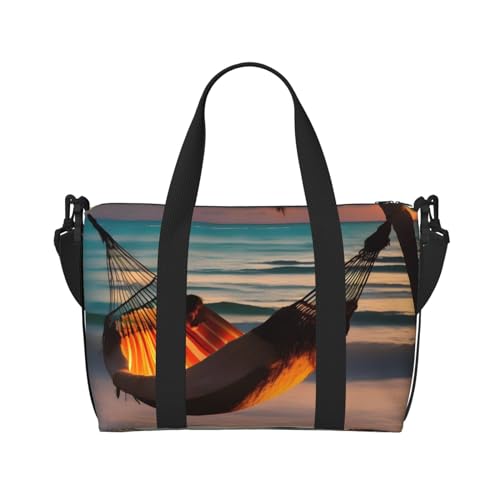Sunset Beach Hängematte Hand Reisetasche für Männer und Frauen Langlebiges Material und stilvolles Design, geeignet für Geschäfts- und Freizeitreisen Sunset Beach Hängematte Hand Reisetasche für Männer und Frauen Langlebiges Material und stilvolles Design, geeignet für Geschäfts- und Freizeitreisen von QGQHS