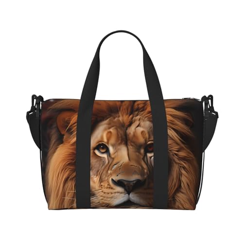 The Lion's Gaze Handreisetasche Für Damen und Herren Strapazierfähiges Material und stilvolles Design, geeignet für Geschäfts- und Freizeitreisen. The Lion's Gaze Handreisetasche Für Damen und Herren Strapazierfähiges Material und stilvolles Design, geeignet für Geschäfts- und Freizeitreisen. von QGQHS