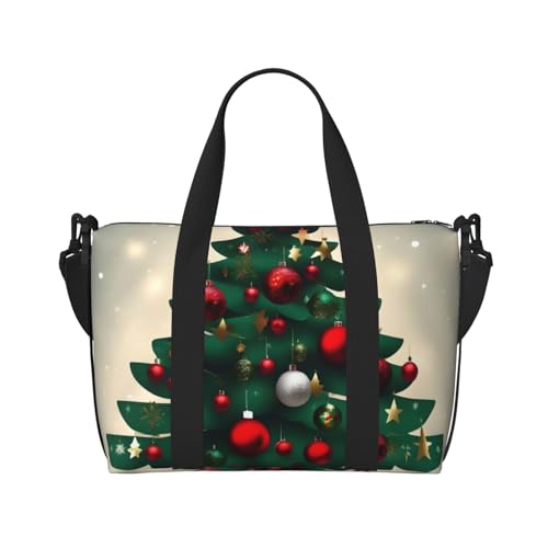 Weihnachtsgeschenk-Baum-Handreisetasche für Männer und Frauen, strapazierfähiges Material und stilvolles Design, geeignet für Geschäfts- und Freizeitreisen. von QGQHS