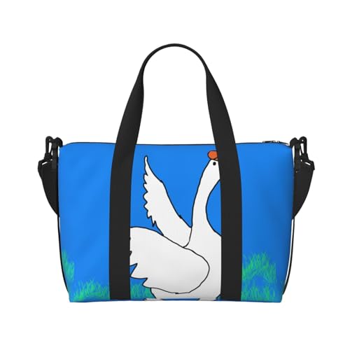 White Goose Spread Its Wings Handreisetasche für Männer und Frauen Strapazierfähiges Material und stilvolles Design, geeignet für Geschäfts- und Freizeitreisen White Goose Spread Its Wings Handreisetasche für Männer und Frauen Strapazierfähiges Material und stilvolles Design, geeignet für Geschäfts- und Freizeitreisen von QGQHS