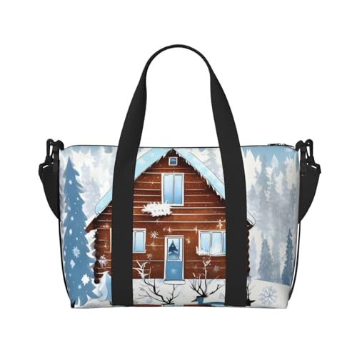Winter Fawn Handreisetasche für Männer und Frauen Langlebiges Material und stilvolles Design, geeignet für Geschäfts- und Freizeitreisen. Winter Fawn Handreisetasche für Männer und Frauen Langlebiges Material und stilvolles Design, geeignet für Geschäfts- und Freizeitreisen. von QGQHS