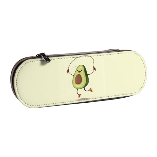 QGWDYYJQ Avocado-Seil, bedrucktes Leder-Federmäppchen, Schreibwaren-Organizer, tragbares Federmäppchen von QGWDYYJQ