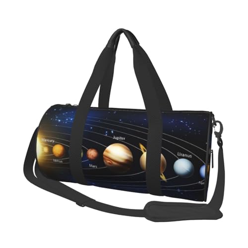 QGWDYYJQ Exploring The Solar System bedruckte Reisetasche mit großem Fassungsvermögen von QGWDYYJQ