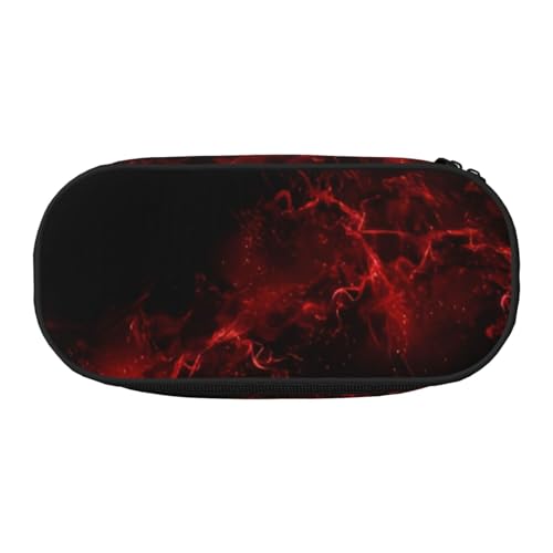 QGWDYYJQ Explosion Burst Federmäppchen, Schreibwaren-Organizer, tragbar, Rot / Schwarz, Schwarz , Einheitsgröße, Münztasche von QGWDYYJQ