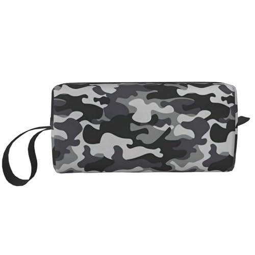QGWDYYJQ Kleine Make-up-Tasche mit abstraktem Camouflage-Muster, Aufbewahrungstasche von QGWDYYJQ